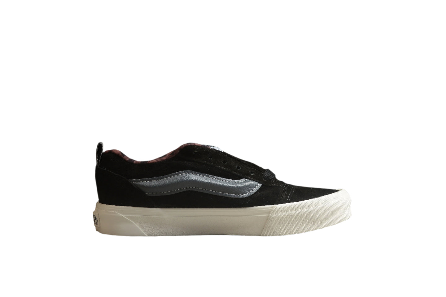Vans Knu Skool Pig Suede Plaid Black | ואנס