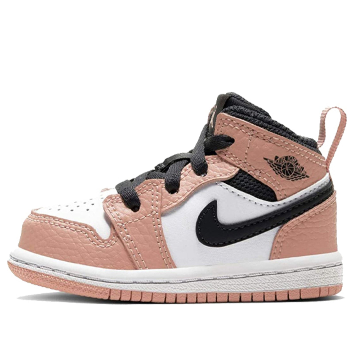 Air Jordan 1 Mid Kids Pink Quartez | אייר ג'ורדן ילדים