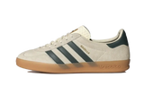 Adidas Gazelle Indoor Cream White Collegiate Green Gum | אדידס ג'זל