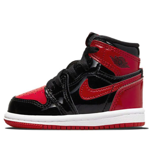 Air Jordan 1 High Kids Patent Red | אייר ג'ורדן ילדים