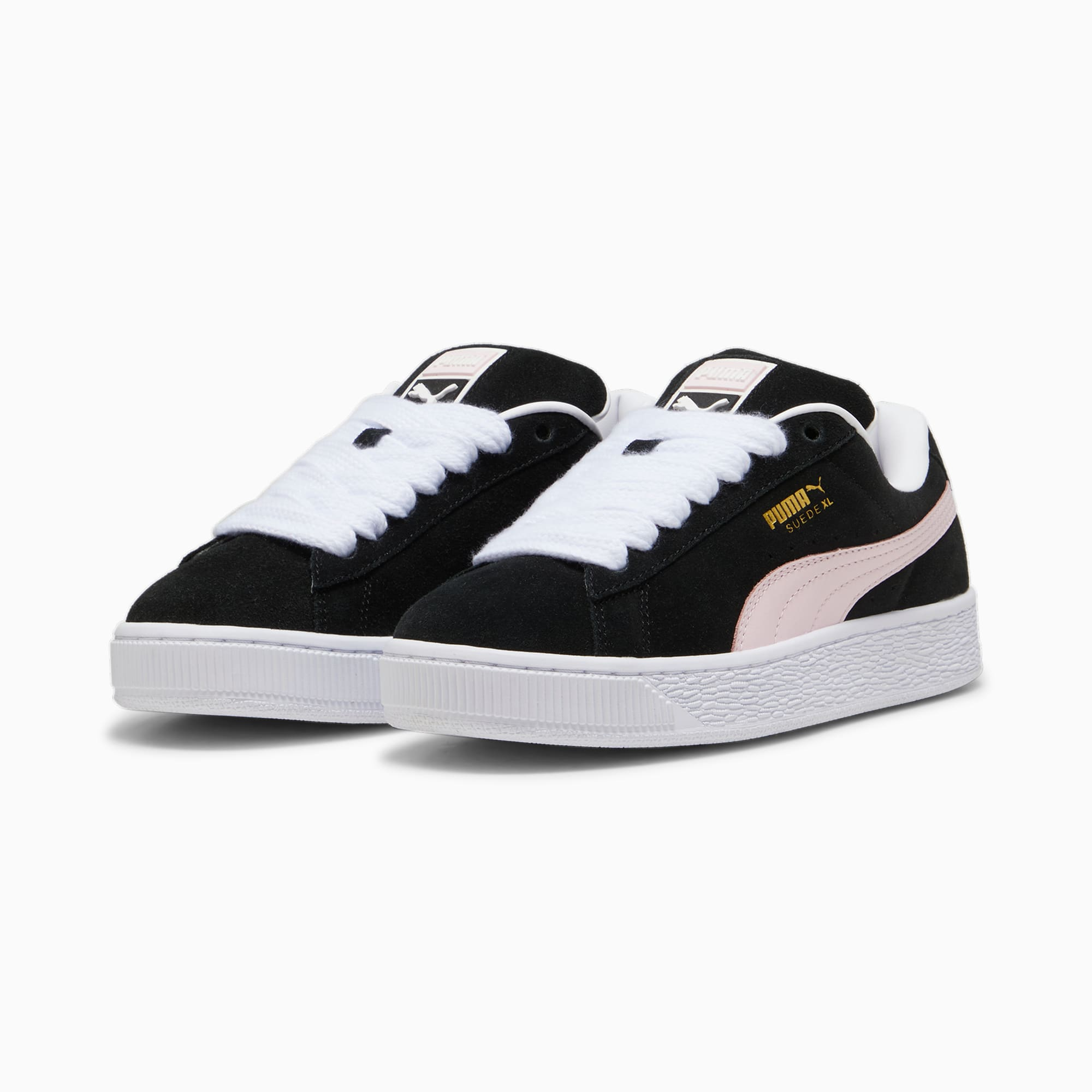 Puma Suede XL Sneakers Unisex Black Whisp Of Pink | פומה