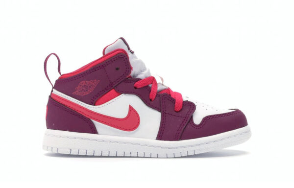 Air Jordan 1 Mid Kids True Berry Rush Pink | אייר ג'ורדן ילדים