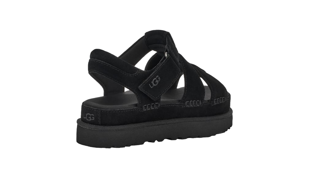 UGG Women’s Goldenstar Strap Sandal Black | סנדלי אגג