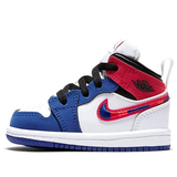 Air Jordan 1 Mid Kids Rush Blue University Red | אייר ג'ורדן ילדים