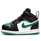 Air Jordan 1 Mid Kids Black Pine Green | אייר ג'ורדן ילדים