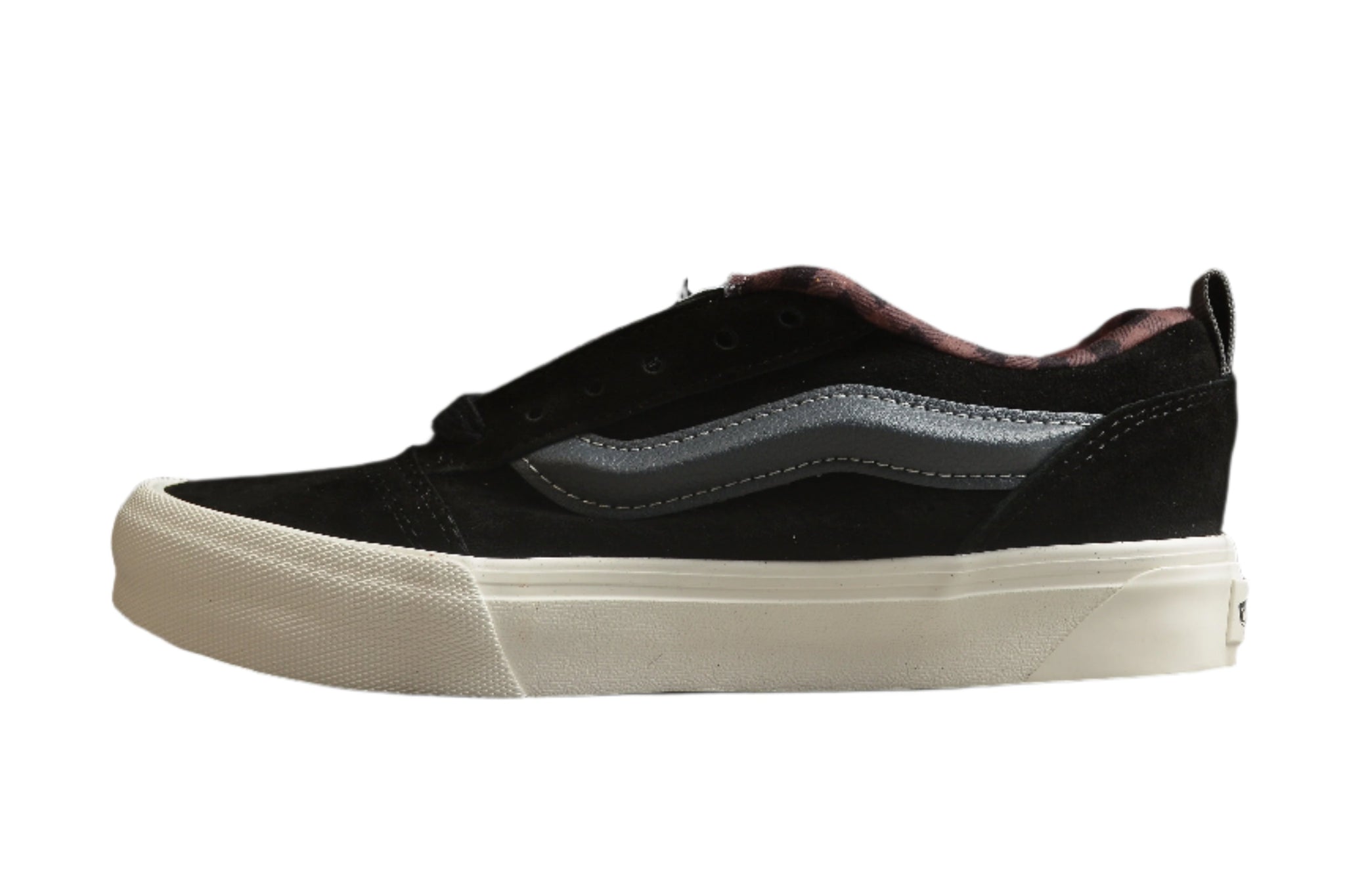 Vans Knu Skool Pig Suede Plaid Black | ואנס
