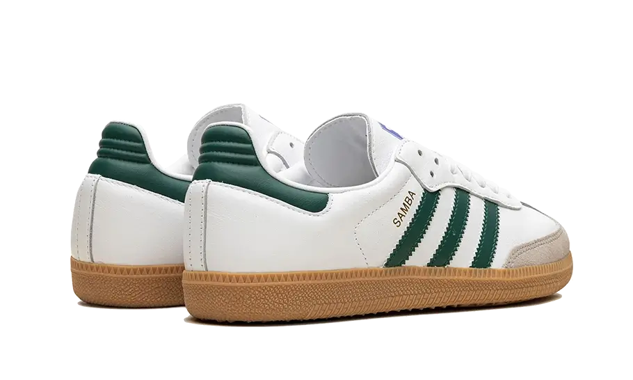 Outlet Adidas Samba OG White Collegiate Green Gum | אדידס סמבה אאוטלט