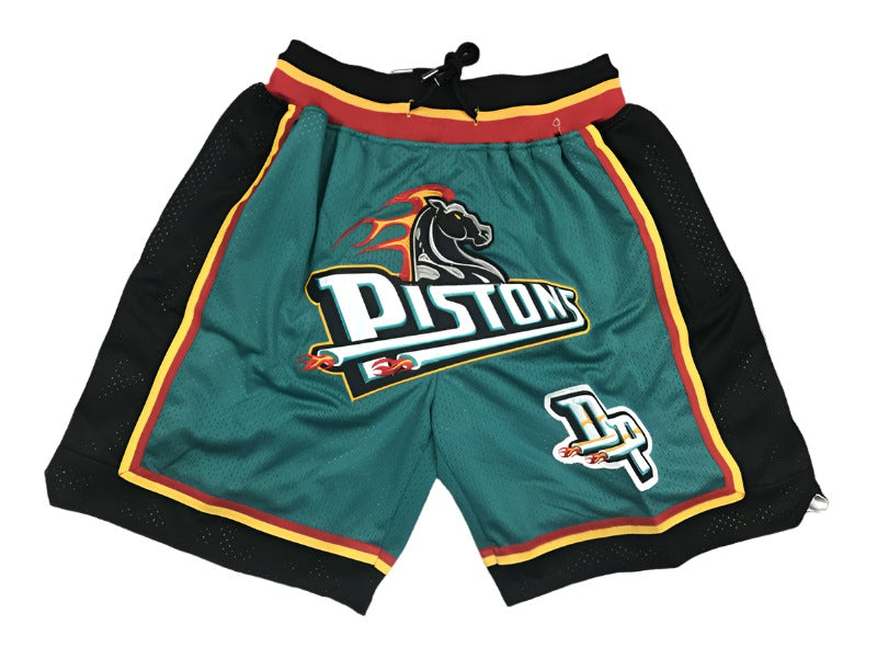 NBA Shorts‏ Just Don Detroit Pistons | מכנסיי אנ.בי.איי