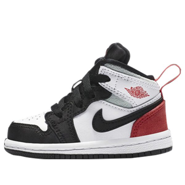Air Jordan 1 Mid Kids White Red | אייר ג'ורדן ילדים