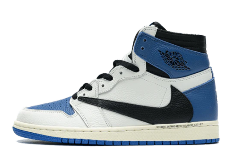 Air Jordan 1 High Retro Og Sp Travis Scott Fragment Military Blue | ‏ ‏  ג'ורדן 1 גבוהות