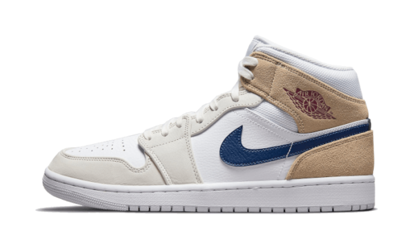 Air Jordan 1 Mid Tan Suede Navy | ג'ורדן 1 מיד