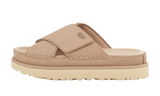 UGG Women’s Goldenstar Cross Slide Driftwood | כפכפי אגג