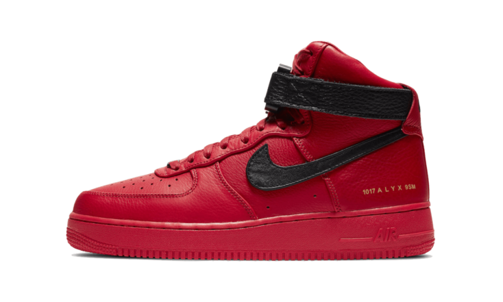 Air Force 1 High Alyx University Red Black | איירפורס גבוהות