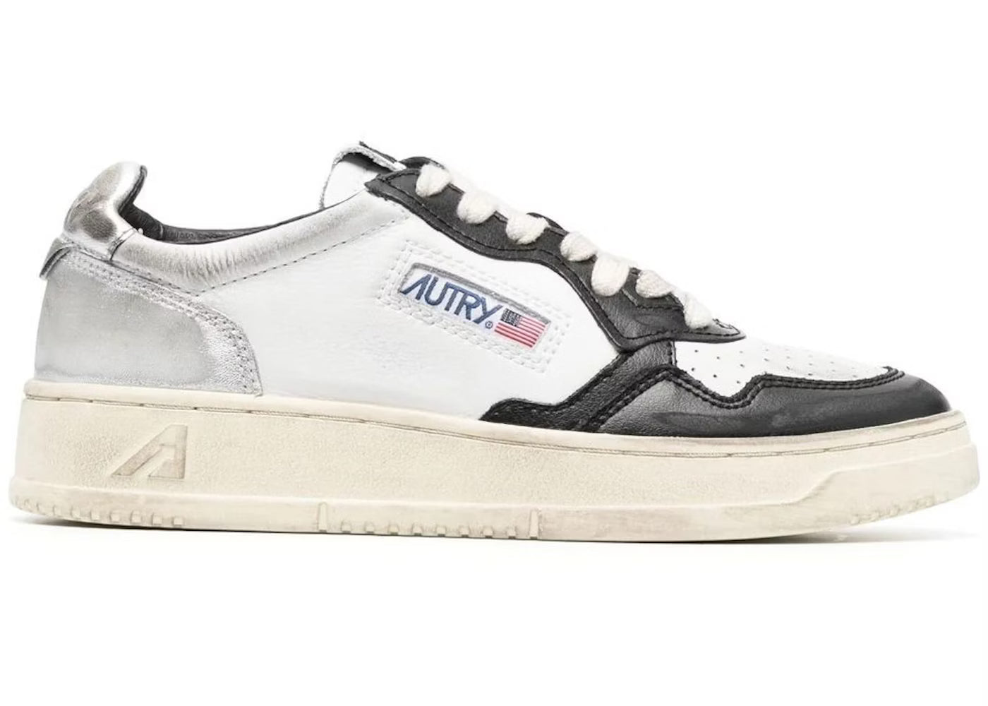 Outlet Autry Medalist Super Vintage Low Black | נעלי אוטרי אאוטלט