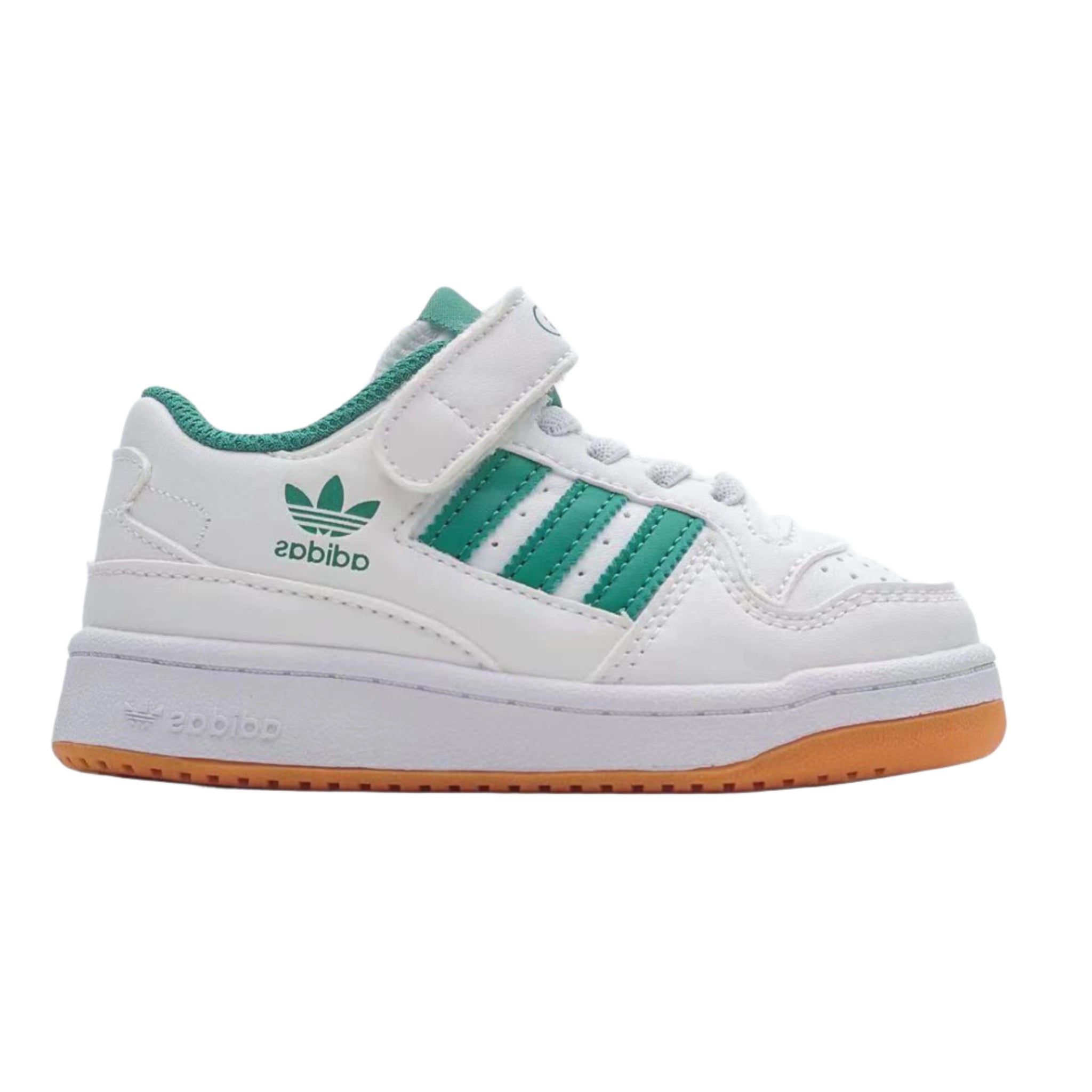 Adidas Forum 84 Velcro Kids White Green |  אדידס פורום ילדים