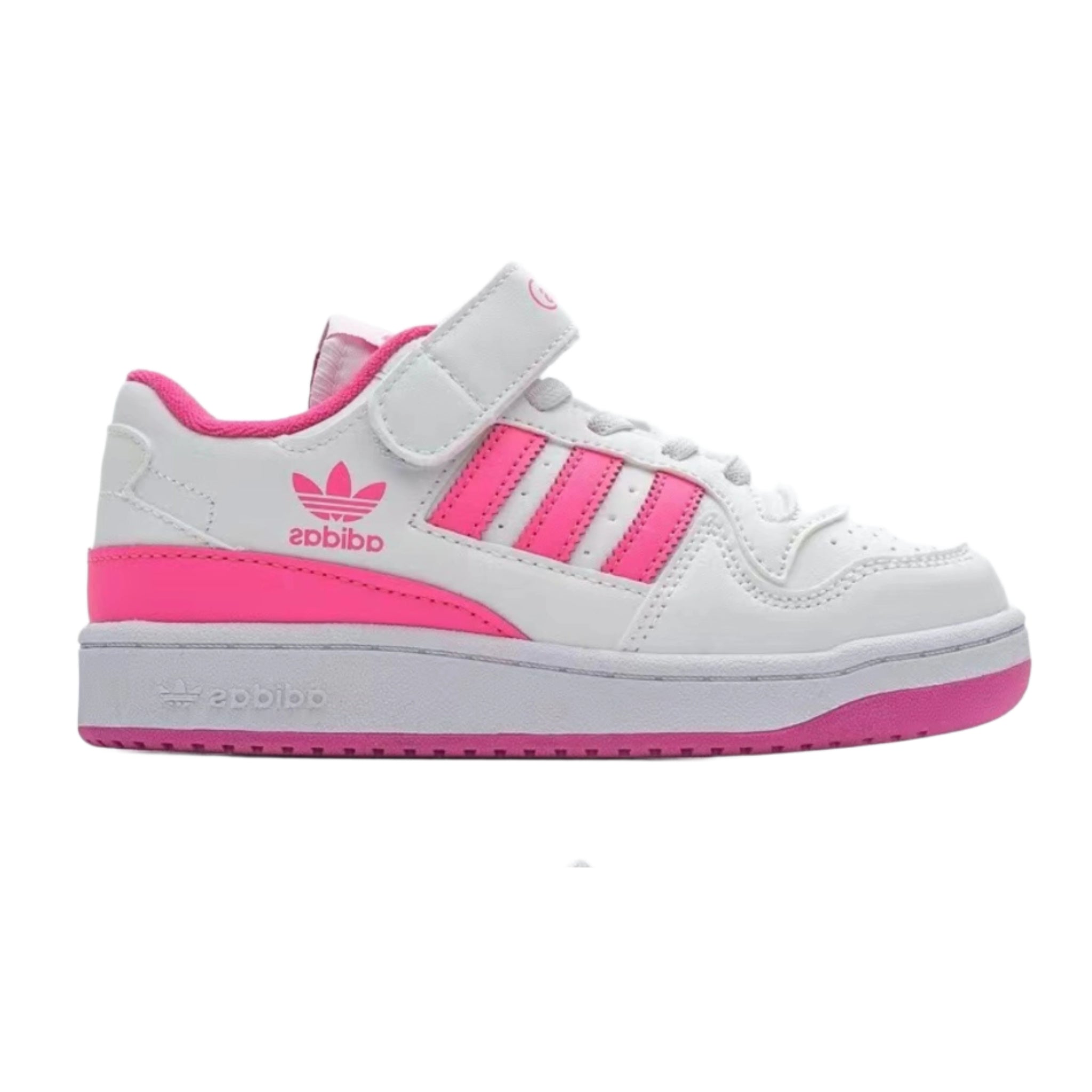 Adidas Forum 84 Velcro Kids White Pink |  אדידס פורום ילדים