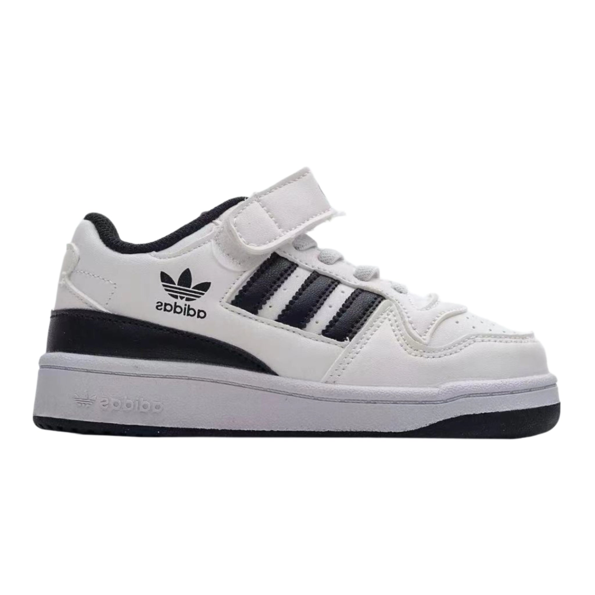Adidas Forum 84 Velcro Kids White Black |  אדידס פורום ילדים