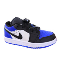 Air Jordan 1 low Top Elastic Buckle Kids Black Royal Blue | אייר ג'ורדן ילדים
