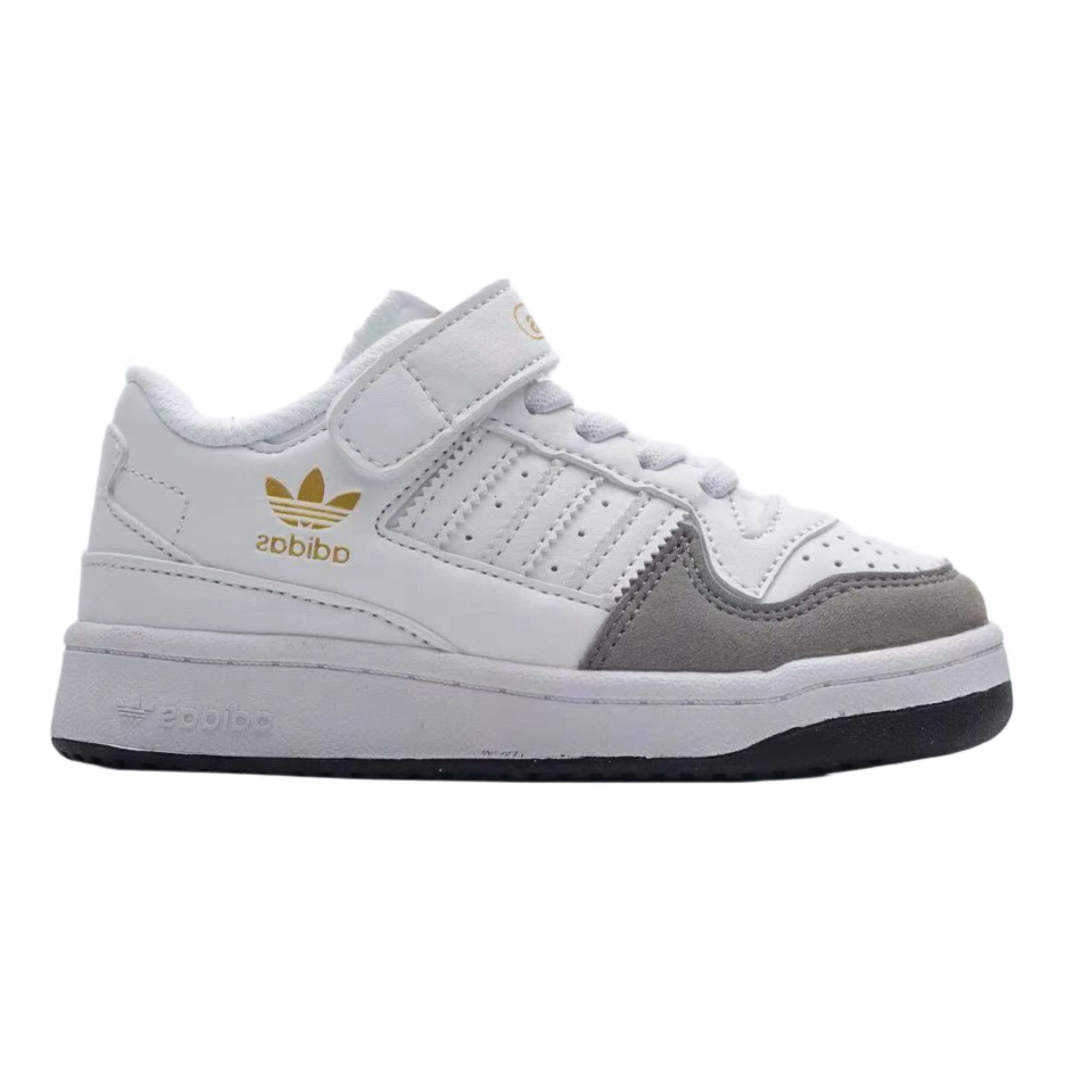 Adidas Forum 84 Velcro Kids White Gray |  אדידס פורום ילדים