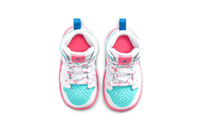 Air Jordan 1 Mid Kids White Pink Green Soar | אייר ג'ורדן ילדים