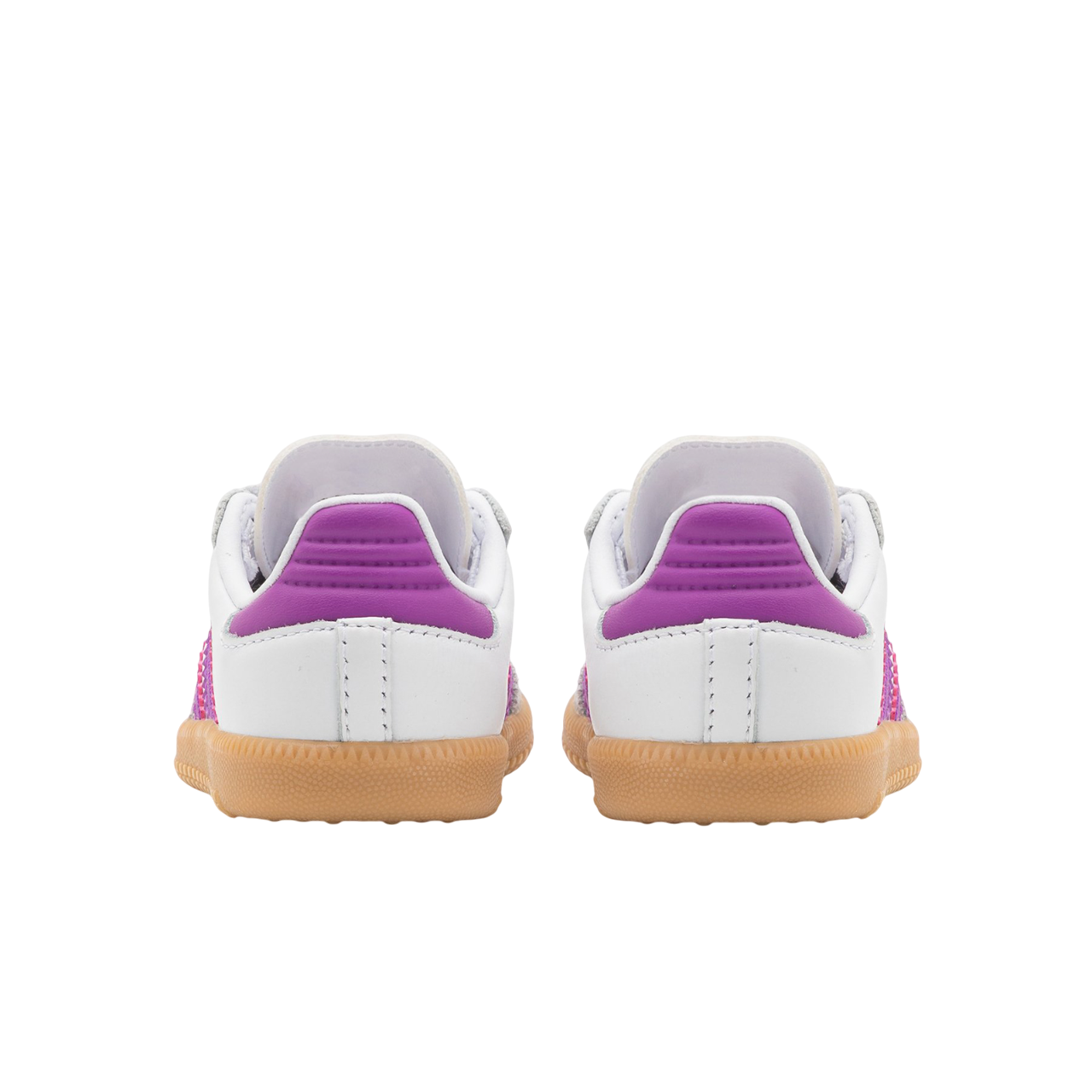 Adidas Samba OG Kids Footwear White Purple Burst Gum | אדידס סמבה ילדים