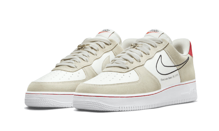 Air Force 1 Low First Use Light Sail Red | איירפורס נמוכות