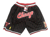 NBA Shorts‏ Just Don Chicago Bulls | מכנסיי אנ.בי.איי