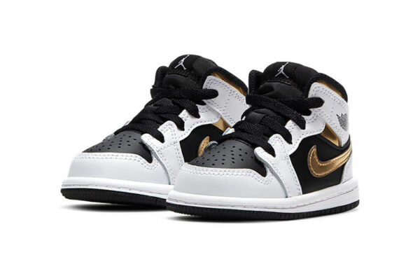 Air Jordan 1 Mid Kids White Gold | אייר ג'ורדן ילדים