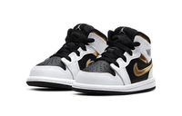 Air Jordan 1 Mid Kids White Gold | אייר ג'ורדן ילדים