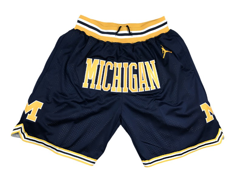 NBA Shorts‏ Just Don Michigan University | מכנסיי אנ.בי.איי