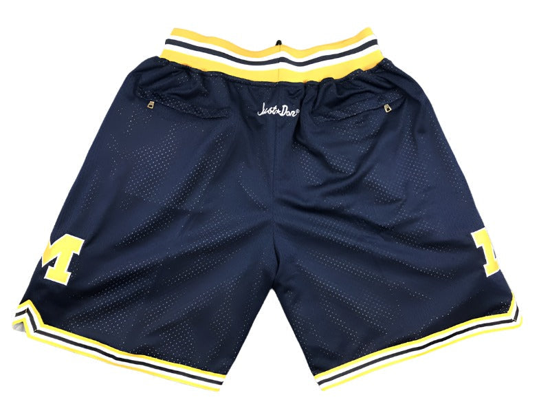 NBA Shorts‏ Just Don Michigan University | מכנסיי אנ.בי.איי