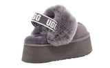 UGG Funkette Platform Grey | כפכפי אגג