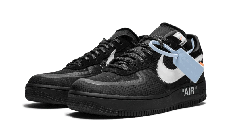 Air Force 1 Low Off-White Black | איירפורס נמוכות