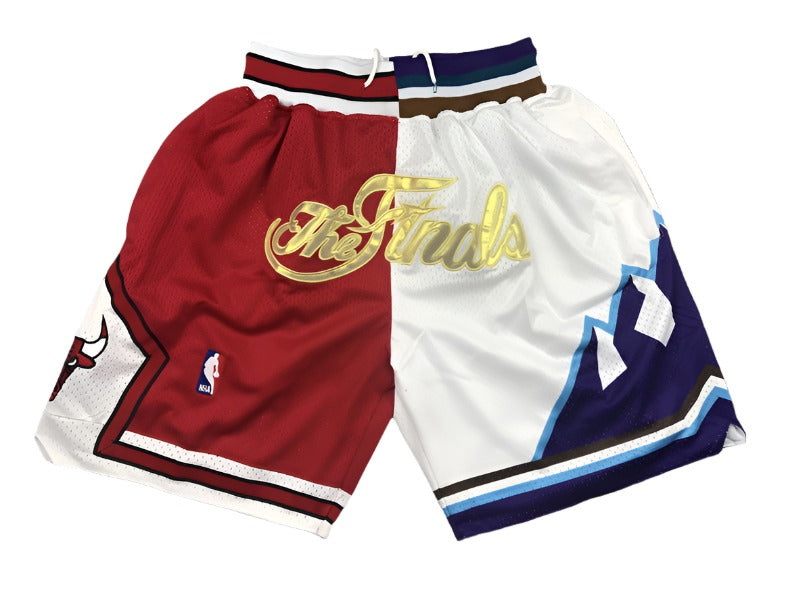 NBA Shorts‏ Just Don Chicago Bulls VS Utah Jazz | מכנסיי אנ.בי.איי