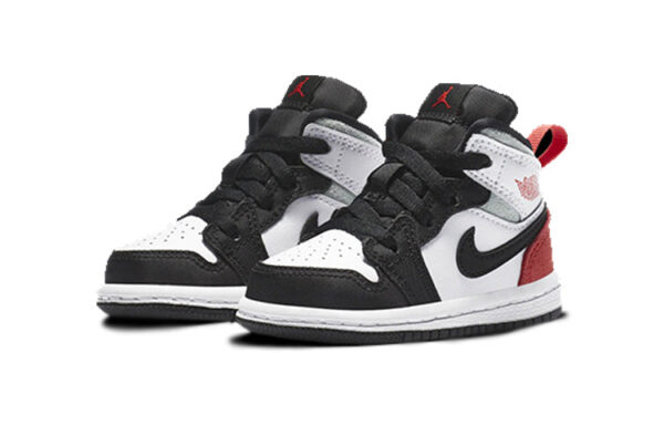 Air Jordan 1 Mid Kids White Red | אייר ג'ורדן ילדים