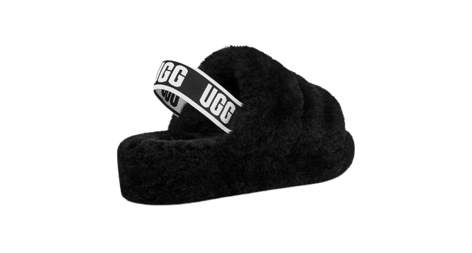 UGG Fluff Yeah Slide Black | כפכפי אגג