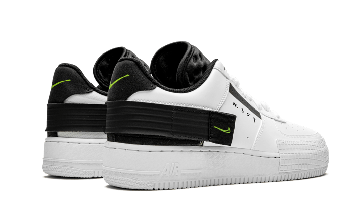 Air Force 1 Low Drop Type White Black Volt | איירפורס נמוכות