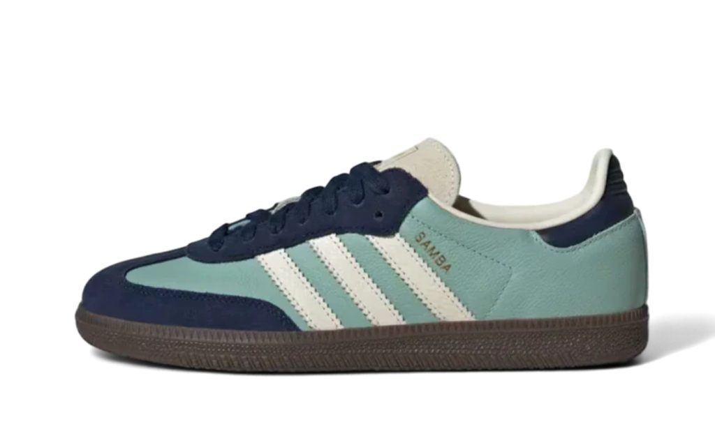 Adidas Samba OG Hazy Green Night Indigo | אדידס סמבה