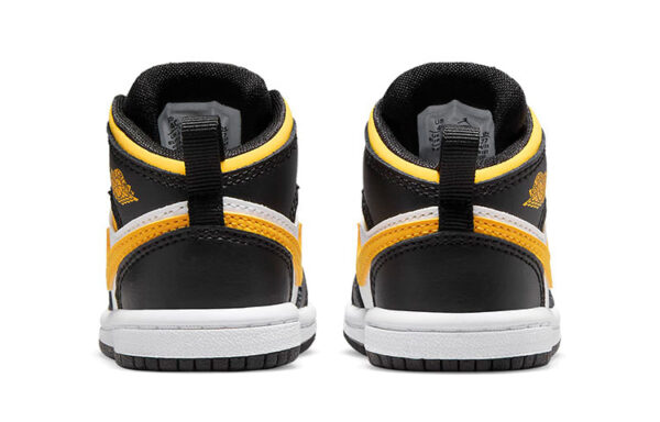 Air Jordan 1 Mid Kids Black University Gold | אייר ג'ורדן ילדים