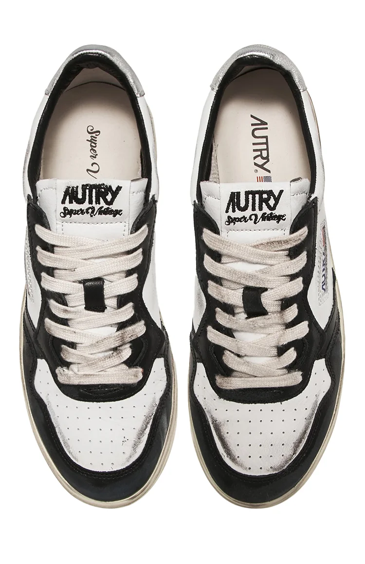 Autry Medalist Super Vintage Low Black | נעלי אוטרי