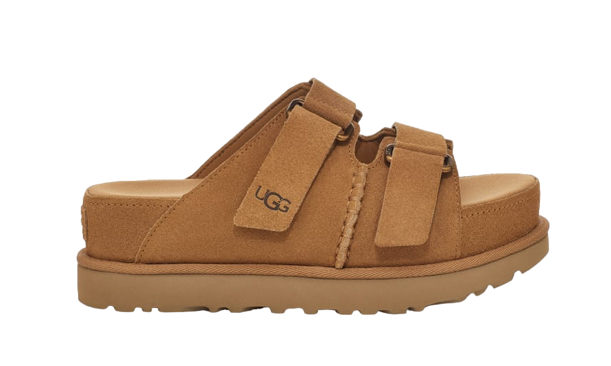 UGG Women’s Goldenstar Hi Slide Chestnut | סנדלי אגג