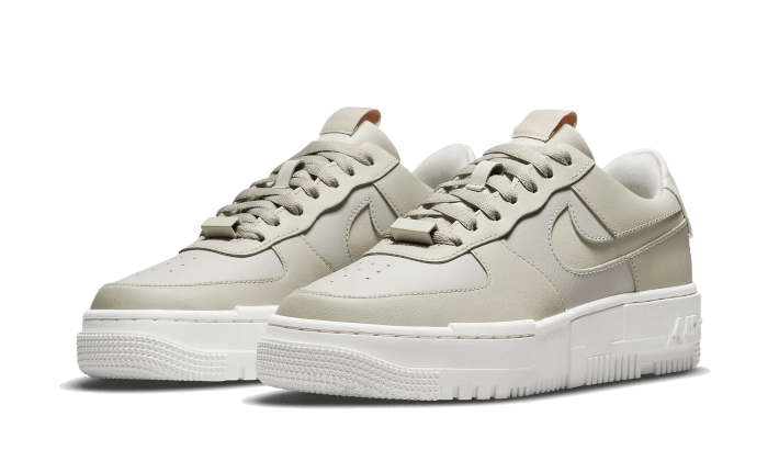 Air Force 1 Low Pixel Stone Bone Summit White | איירפורס נמוכות