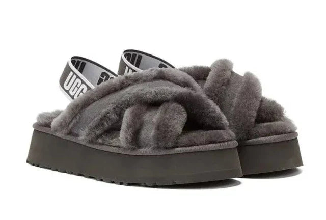 UGG Women’s Disco Cross Grey | כפכפי אגג