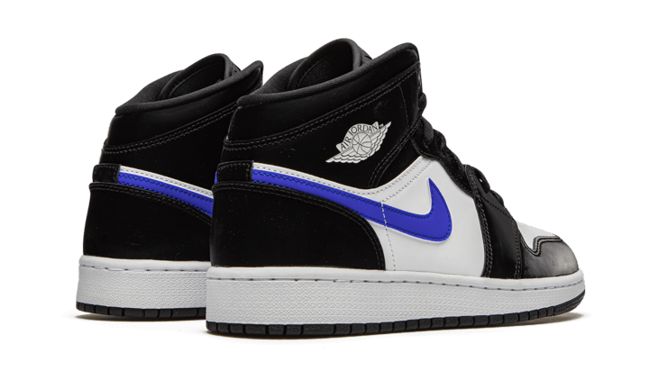 Air Jordan 1 Mid Black Racer Blue White | ג'ורדן 1 מיד