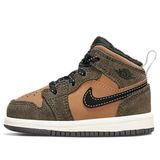 Air Jordan 1 Mid Kids Dark Chocolate | אייר ג'ורדן ילדים - SneakeSpot