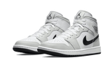 Air Jordan 1 Mid White Light Smoke Grey | ג'ורדן 1 מיד