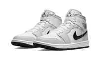 Air Jordan 1 Mid White Light Smoke Grey | ג'ורדן 1 מיד