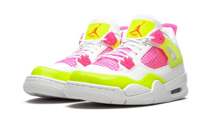 Air Jordan 4 Retro White Lemon Pink | ג'ורדן 4