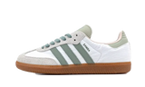 Adidas Samba OG Cloud White Silver Green | אדידס סמבה