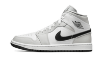 Air Jordan 1 Mid White Light Smoke Grey | ג'ורדן 1 מיד